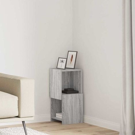 Eckschrank Graues Sonoma 25,5x25x55cm Holzwerkstoff