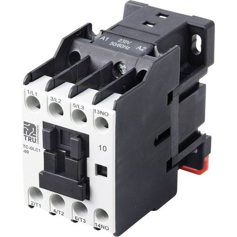 TRU COMPONENTS TC-GLC1-09 230V CONTATTORE 1 NO (T) 4 KW 230 V/AC 9 A 1 PZ. TC-10472188 (1/4)