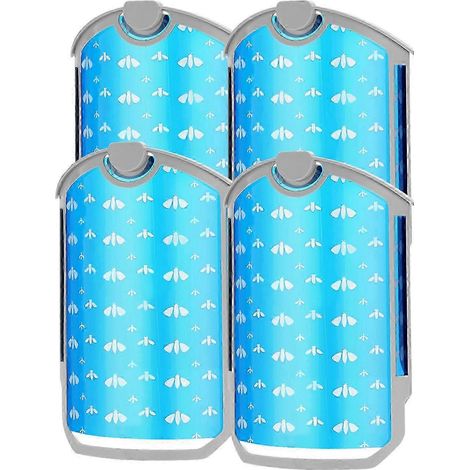 Kit de 4 recharges sans produits chimiques pour piège à insectes ZEVO M364 : cartouches bleues longue durée et inodores (1/5)