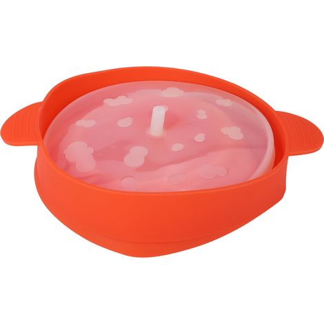 Couvercle Huile-Résistant Micro-Ondes, Couvercle Plastique pour Plats Réfrigérateur (Grand) (1/5)