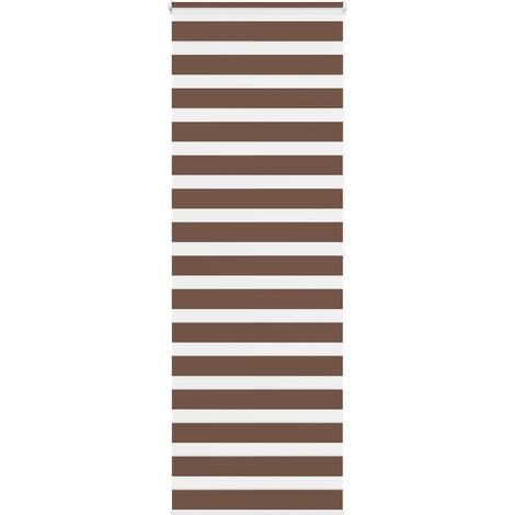 Doppelrollo Braun 70x200 cm Stoffbreite 65,9 cm Polyester