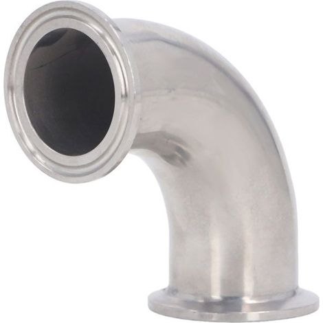 BelleRise - Coudes sanitaires 90° – 304 inox – Montage rapide sans soudure – Pression 16 kg – Température 150 °C (1/5)