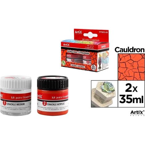 Pintura acrílica marrón 35 ml + agente formador