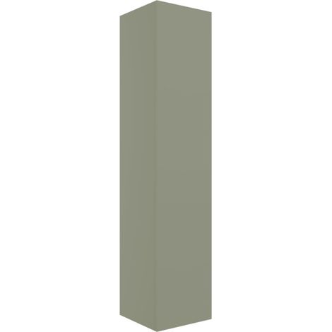 Signature Umea Wall Hung 1-Door Tall Unit 350mm Wide - Matt Olive Green (1/5)
