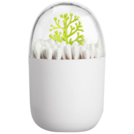 Porte-cure-dents mignon porte-coton-tige distributeur de cure-dents boîtes de rangement portables réutilisables avec couvercle anti-poussière transparent détachable