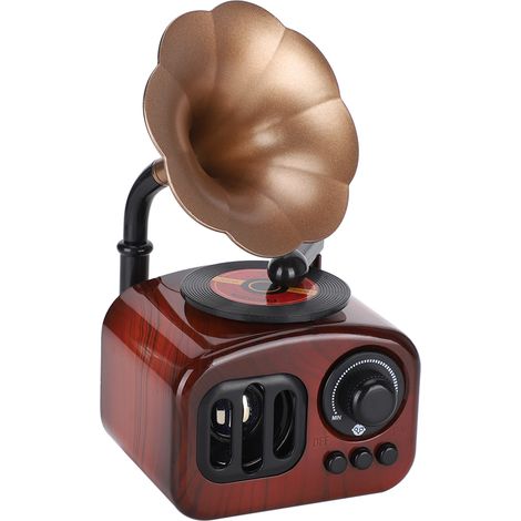 Vintage-Phonograph-Spieluhr – Innovative Schreibtischdekoration und elegantes musikalisches Geschenk für Zuhause (1/5)