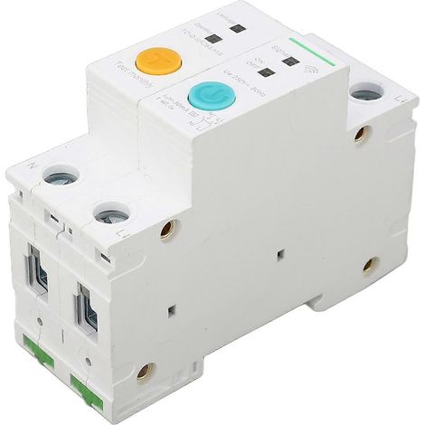 Intelligenter WLAN-Leistungsschalter, 2-polig, kleiner Schalter, 25 A, 230 V, 30 mA, Fehlerstromschutzschalter
