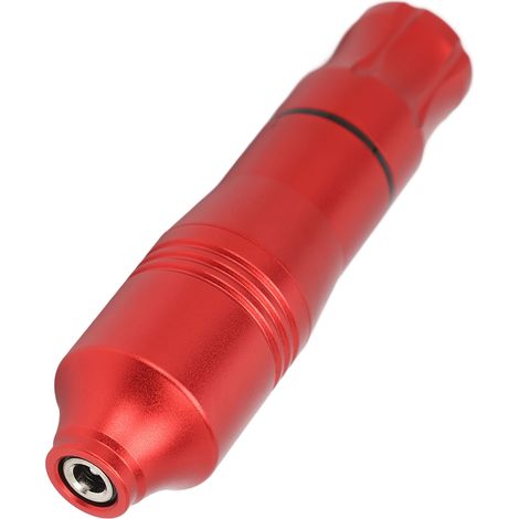 Machine à tatouer rotative avec stylo, cartouche d'aiguille et cordon d'alimentation rouge. (1/5)