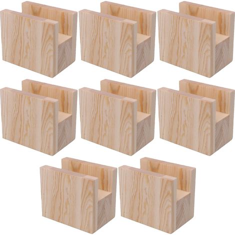 Rehausseur de rangement pour meubles, rehausseur de cadre de lit, rainure de 4 cm, surélévation de 5 cm. (1/5)