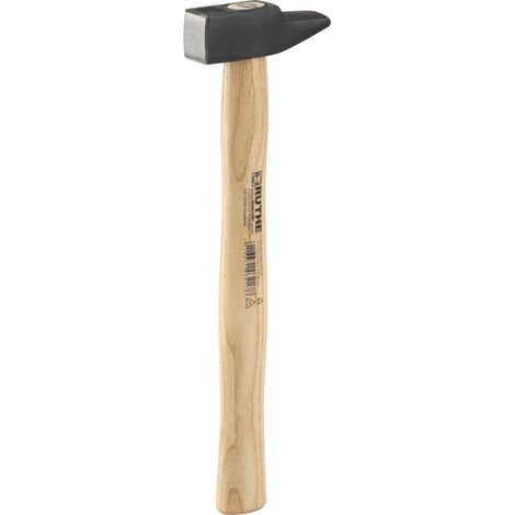 RUTHE Schlosserhammer 60 mm Französische Form mit Eschenstiel (1/3)