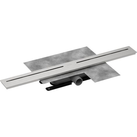 Easy Drain Pureflow Caniveau de douche - 80cm - dryphon - acier inoxydable brossé