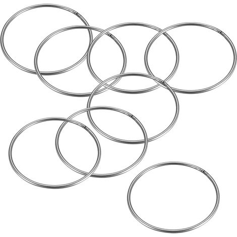 8 pièces de joints toriques en acier inoxydable, 80 x 3mm (1/3)