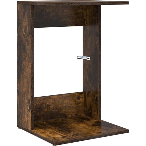 Beistelltisch Geräucherte Eiche 40 x 38 x 62,5 cm Holzwerkstoff vidaXL