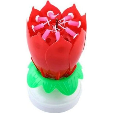 Bougie-Fleur d'Anniversaire