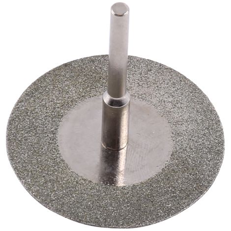 10 disques de coupe diamantés miniatures pour meuleuse rotative + 2 mandrins pour meuleuse (1/3)