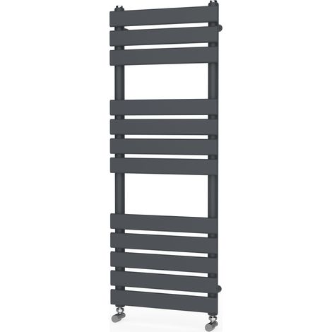WarmeHaus Sand Grey Flat Panel Heated Towel Rail 1200x450mm