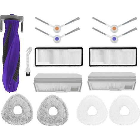 Filtre pour balai à franges Narwal Freo X Ultra /J4 Lite, brosse latérale principale et sac à poussière (1/5)