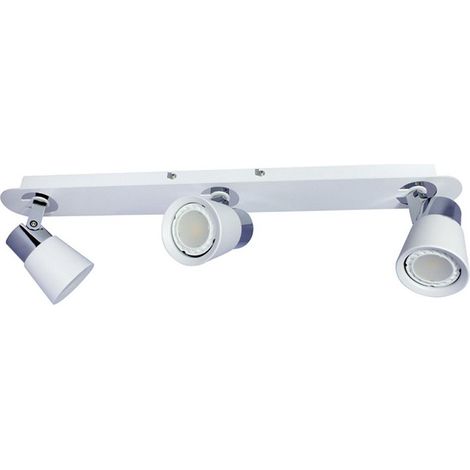 Projecteurs GU10 IRIS blanc ET CHROME CR 43-135-03-000 (1/3)