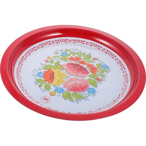 D corative Vintage Ronde 40 Cm Rouge En C ramique Pour (1/5)