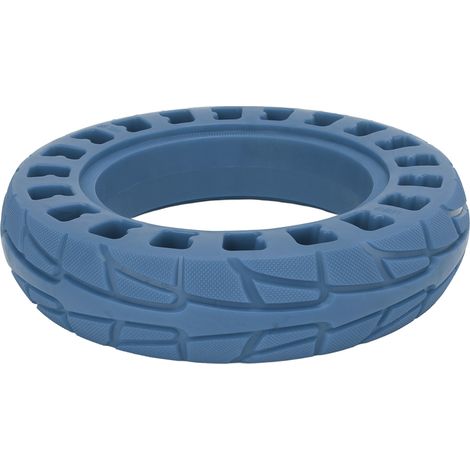 Pneu increvable pour trottinette électrique Xiaomi M365 10 pouces, amortisseur double chambre à air bleu (1/5)