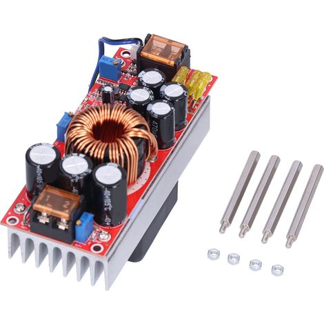 Voltage Step Up Converter Adjustable Sturdy Durable Efficient Temperature Controlled Fan Boost Power Module