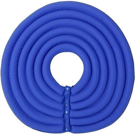 Verstellbarer und leichter Genesungskragen für Hunde und Katzen, Größe XS (klein, mittel, groß), blau. Ideal für die postoperative Genesung.