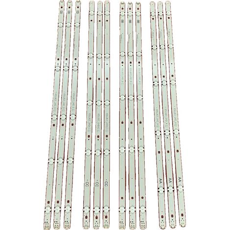 LED-Hintergrundbeleuchtungsleiste, Aluminium-Material, Länge 1330 mm, 10 LEDs, Gleichstrom-Stromquelle, SMD-Streifentyp (1/5)