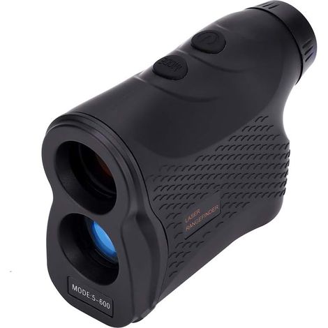 Telémetro de Golf, Telémetro Prismático Profesional Monocular Medidor de Distancia Larga, 6X Aumento, Velocidad de telescopio Caza de Golf Compacto, Negro (1/4)
