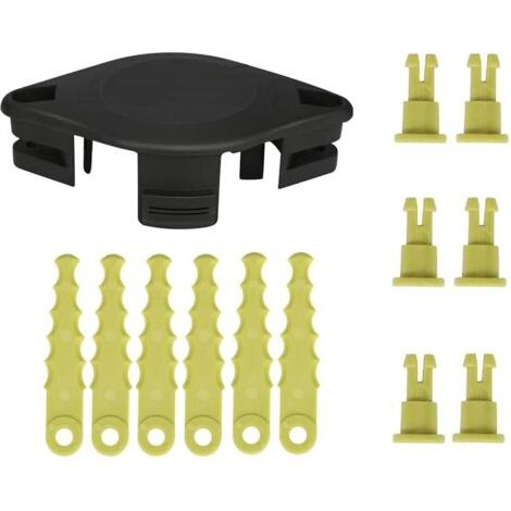 Tête de Lame pour désherbeur de Mauvaises Herbes, Accessoires de Tondeuse à Gazon compatibles avec Les débroussailleuses Ryobi ACFHRL2 18 V (1/5)
