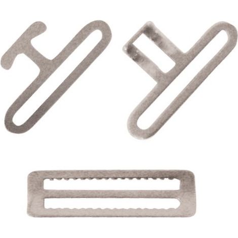 Ensemble de 3 pièces de boucles en argent pour le pont
