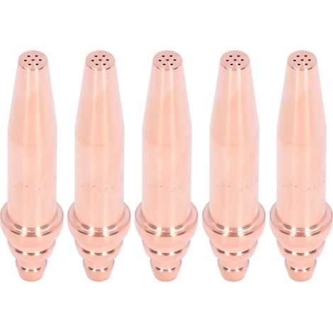 5 pièces buses de coupe isobare pour chalumeau acétylène, accessoires soudage oxygaz G02-0