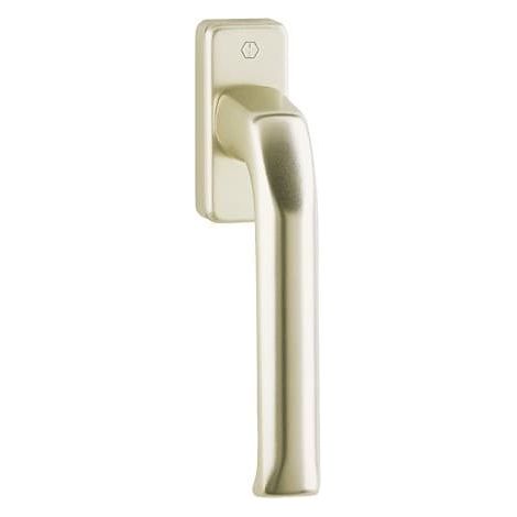 Fenstergriff London 013/U34 Alu.F2/neusilberfarbig 32mm Stand.