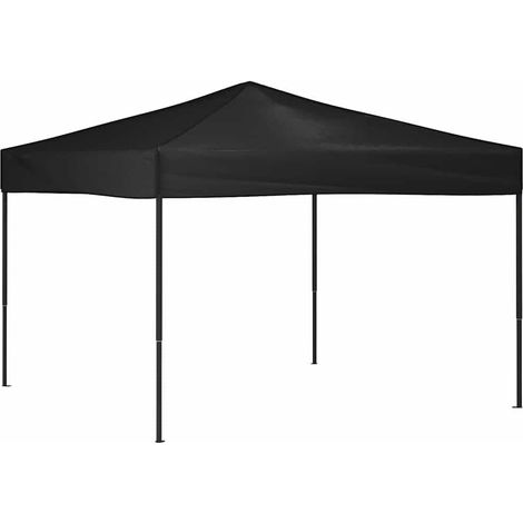 vidaXL Carpa para fiestas plegable negro 3x3 m (1/2)