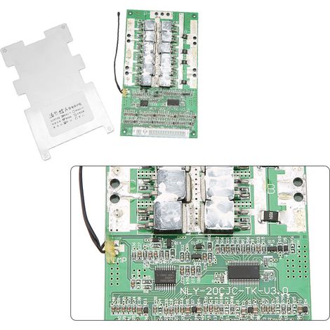 Solution intégrée de protection de batterie au lithium 16 cellules 45 A avec fonction de charge d'égalisation (1/5)