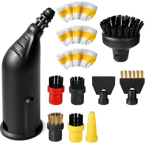 Accessoires pour nettoyeur vapeur Kärcher : brosse ronde, brosse plate (1/5)