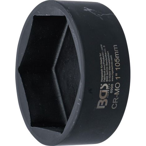 BGS llave tuercas de cubo hexagonal para DAF, Volvo SW 105 mm - 6998 (1/4)