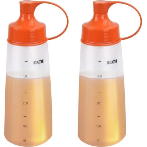 PA Stück Saucenflasche, Quetschflaschen, Saucenflasche, Gewürzflasche, transparente Squeeze-Gewürzflaschen für Sauce, Ketchup, Grillen (1/5)