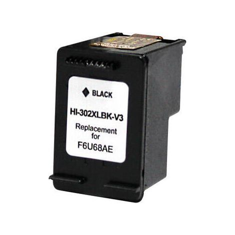 Cartucho de tinta remanufacturado HP 302XL (F6U68AE/F6U66AE) de alta calidad, que muestra el nivel de tinta.

Adecuado para uso en las siguientes impr