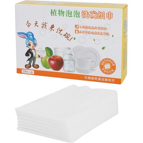 Lingettes nettoyantes antiadhésives pour huile, absorbantes et biodégradables (1/5)
