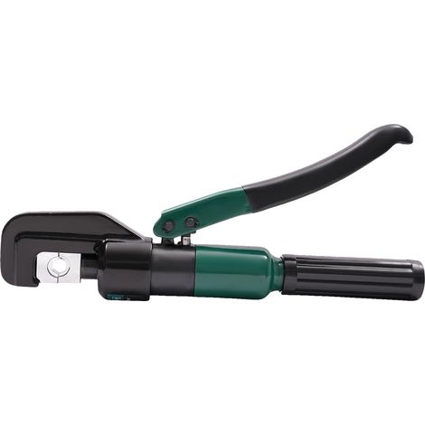 Abrazadera hidráulica, accionamiento manual, varios tamaños de troquel, verde oscuro/negro. (1/2)