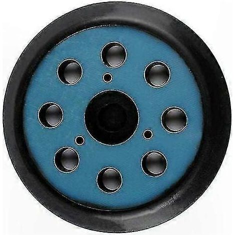 Plateau de ponçage 8 trous et patin abrasif compatibles ponceuse orbitale BO5041, disque auto-agrippant, base rigide, remplacement facile, pour ponçage fin du bois et métal (1/5)