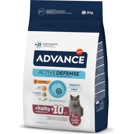 Advance Senior Sterilized Cibo Gatti, Misto - 10 kg (1/5)