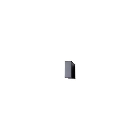 Wandleuchte vez 2xgu10 ip44 schwarz