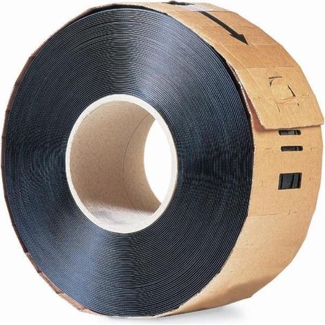 Umreifungsband Bandbreite12xStärke0,63mm L.3000m PP schwarz Kern 200mm TRANSPAK
