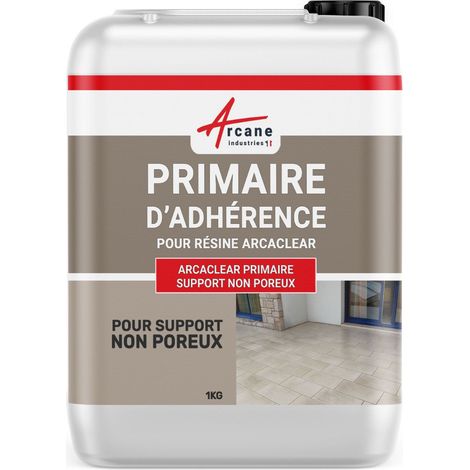 Arcane Industries – Primaire d'adhérence transparent 1 kg – Pour surfaces lisses inorganiques – Séchage rapide – Application facile