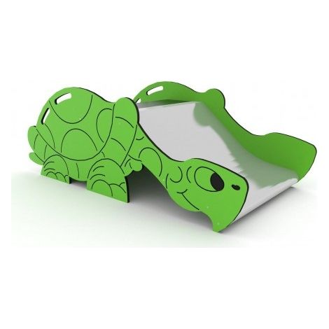 Scivolo Tartaruga Con Pista In Acciaio Inox Largo 100 cm h 59 cm (1/3)