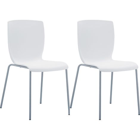 2er Set Stühle Mio weiß