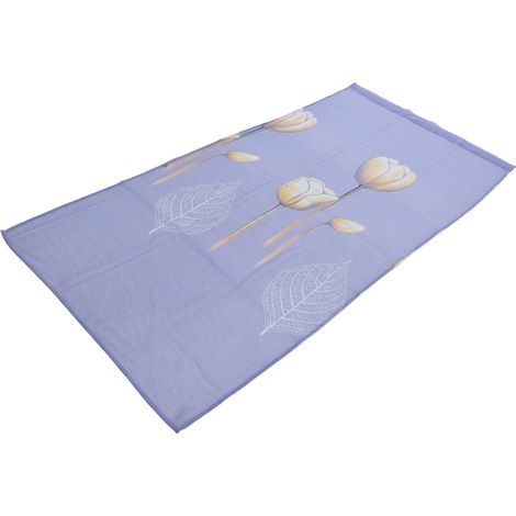 Voilage Fleurs Déco Style INS Filtre Lumière Rideau Sheer pour Salon Chambre (1/5)