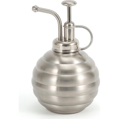 Plant Mister Vaporisateur, Arrosoir pour Plantes d'intérieur, Outil de Jardinage pour arroser Les Plantes de Balcon Style Vintage (Argent, 500 ML) (1/5)