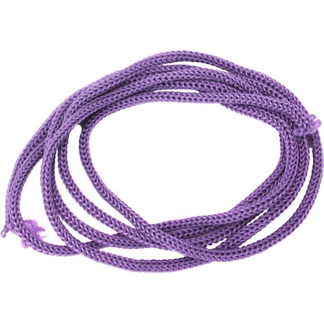 Corde en Polypropylène 3mm Tressée PP, 270m, Lacet Porte-Badge DIY Étiquette (Violet) (1/5)